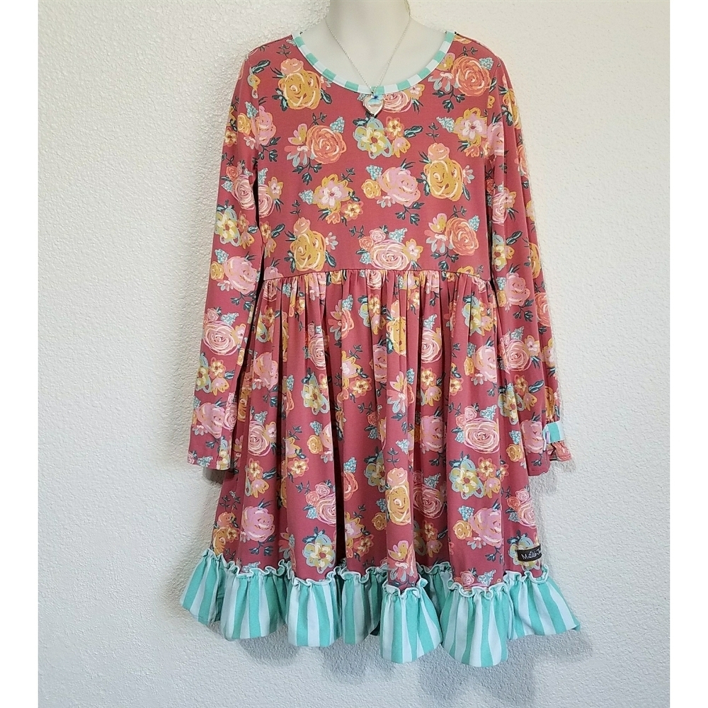 Matilda Jane Rosie Posie Wonderment Floral Girl's Dress